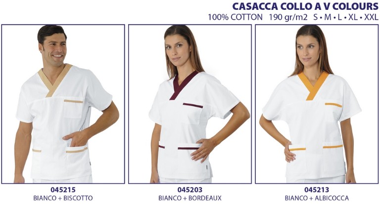 CASACCA MEDICO COLLO A V UNISEX