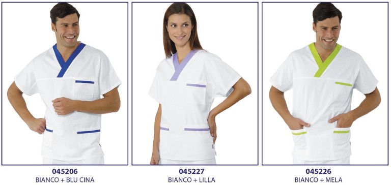 CASACCA MEDICO COLLO A V UNISEX