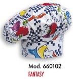 CAPPELLO CUOCO COLORATO IN COTONE