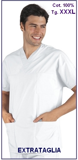 CASACCA MEDICO COLLO A V UNISEX